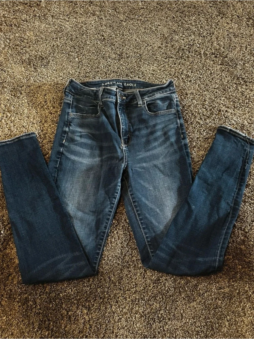 American Eagle Outfitters Dark Blue Skinny Jeans